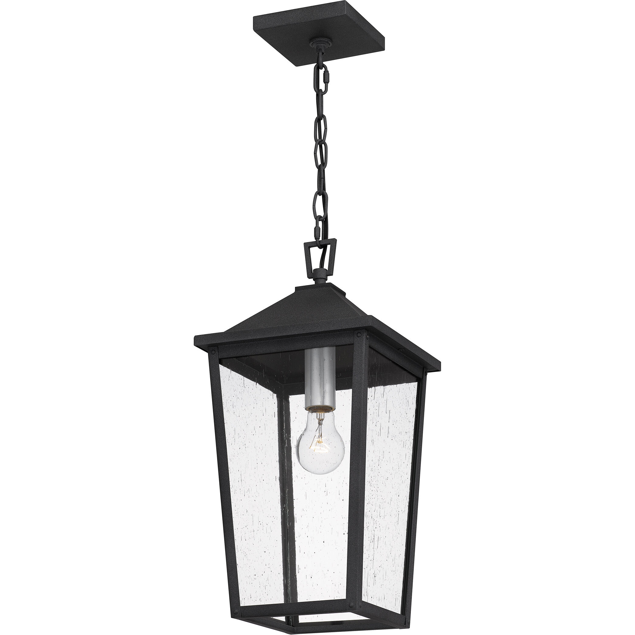 Stoneleigh 1 Light 9 inch Mottled Black Mini Pendant Ceiling Light