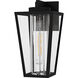 Jett 1 Light 13.5 inch Matte Black Outdoor Wall Lantern, Medium