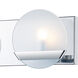 Tyleigh 3 Light 24 inch Polished Chrome Bath Light Wall Light