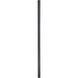 Quoizel Signature 84 inch Mystic Black Pier and Post Accessory PO9120K - Open Box