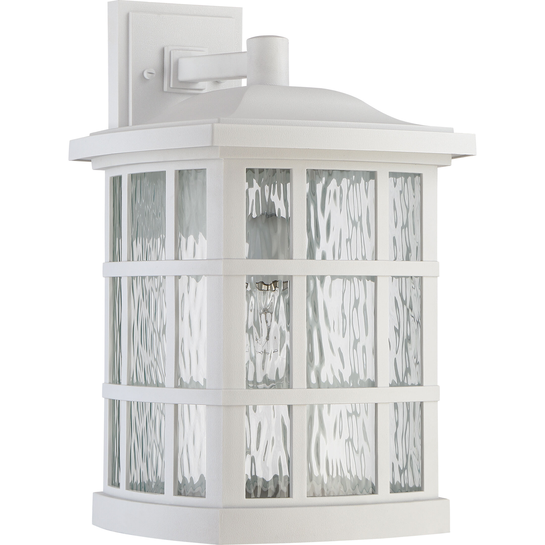 Stonington 1 Light 17 inch Matte White Outdoor Wall Lantern