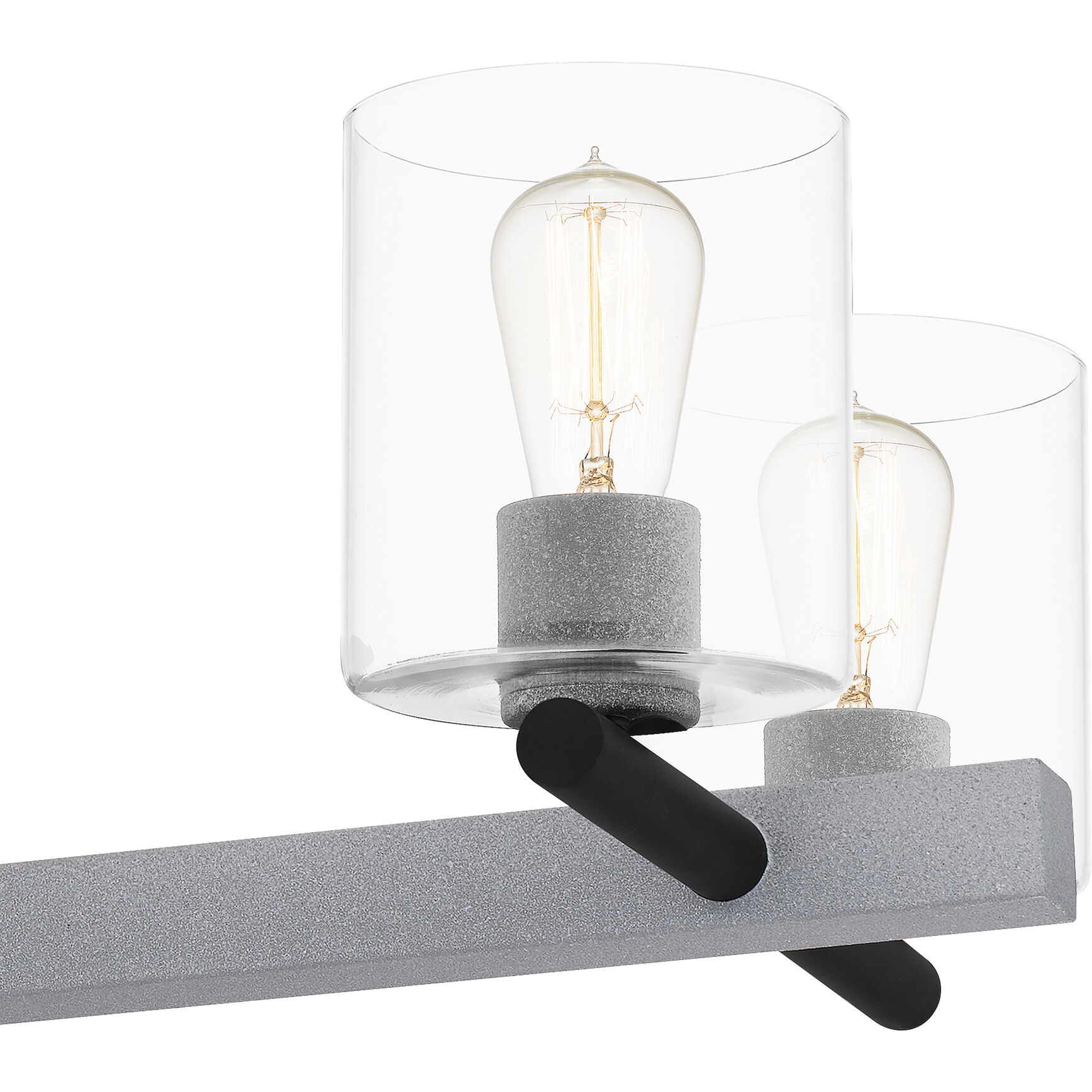 Caldwell 6 Light 38 inch Matte Black Island Light Ceiling Light