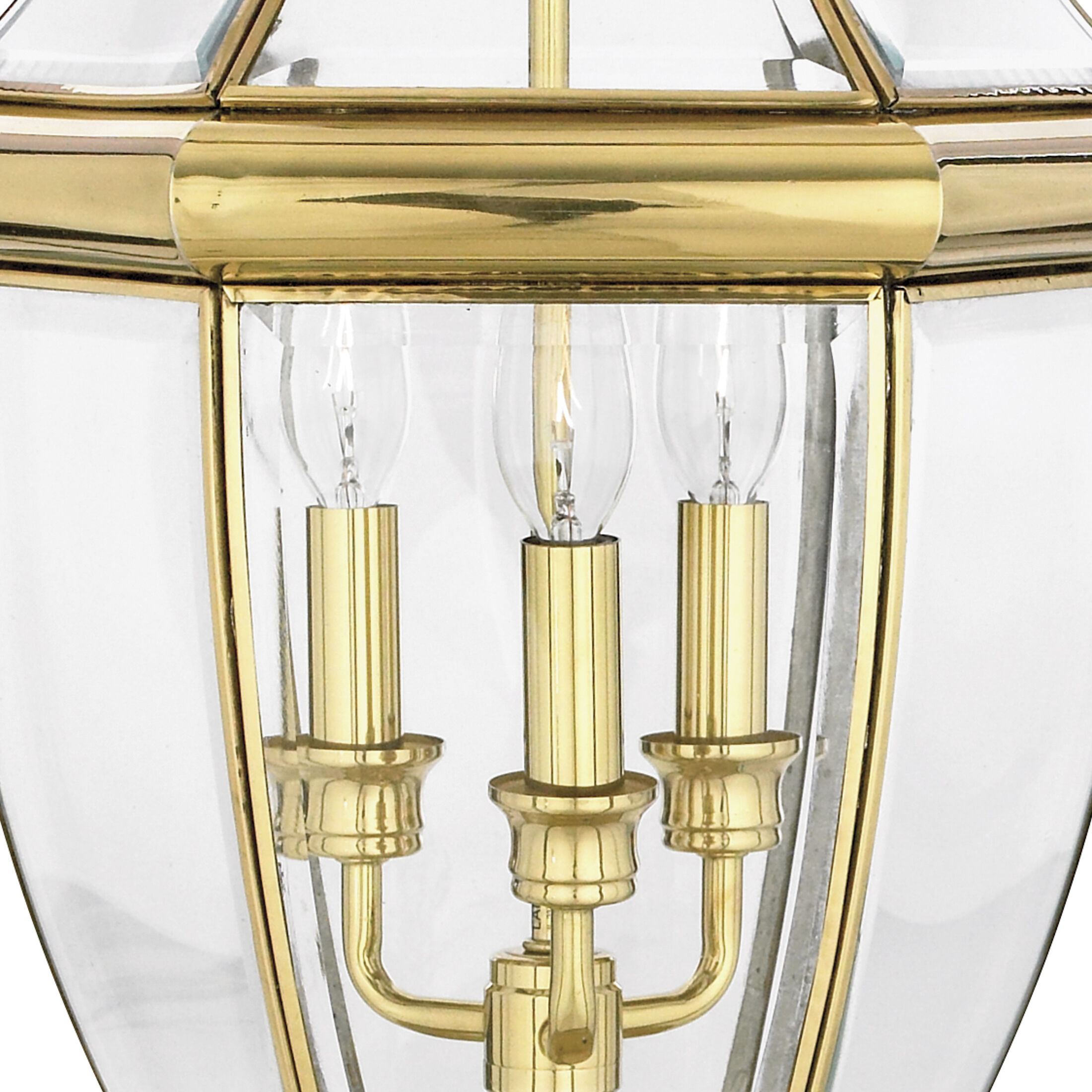 Newbury 3 Light 23 inch Polished Brass Outdoor Post Lantern