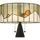 Blackwood 23.75 inch 75 watt Matte Black Table Lamp Portable Light