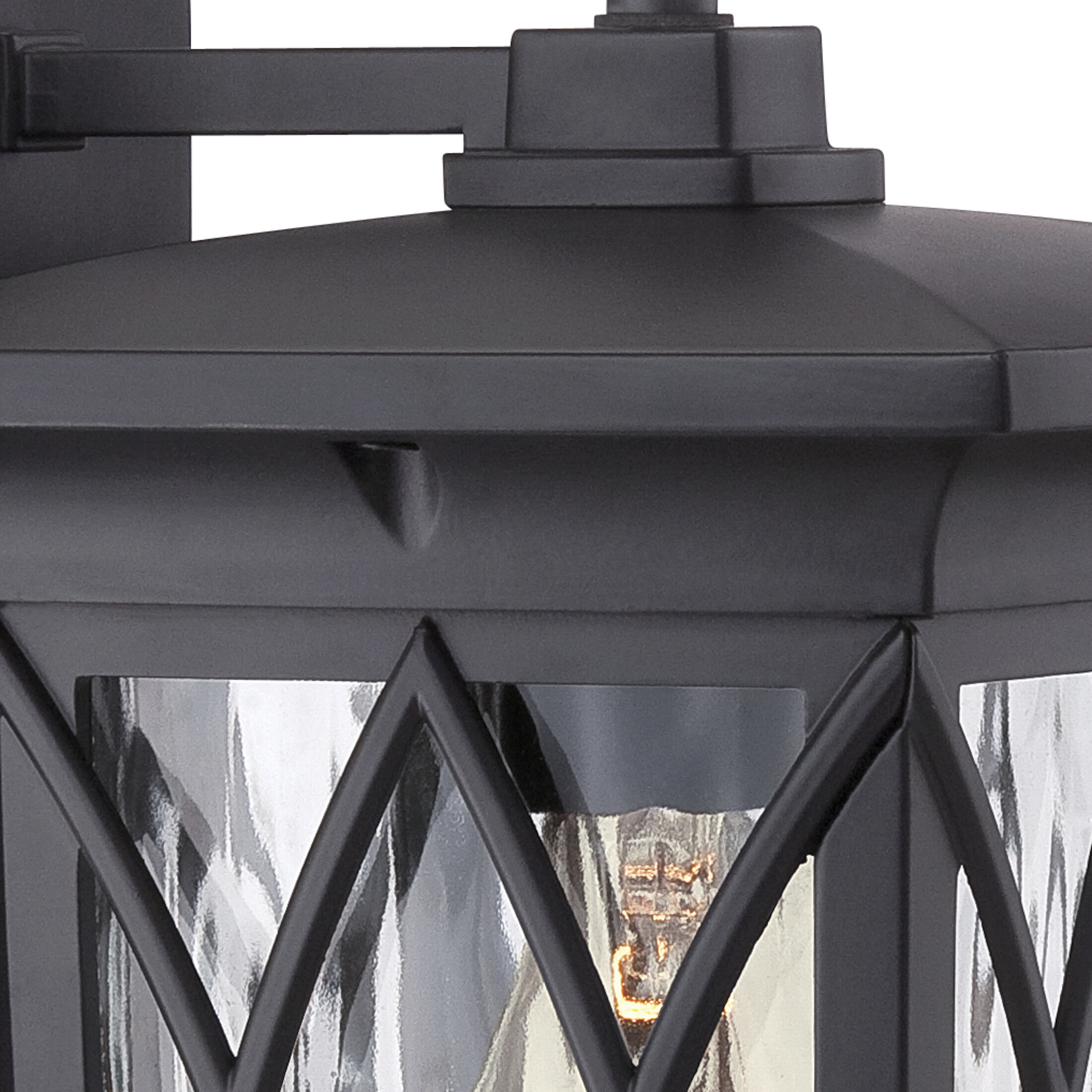 Grover 1 Light 11 inch Mystic Black Outdoor Wall Lantern