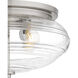 Gatonby 4 Light 16 inch Brushed Nickel Flush Mount Ceiling Light, Medium