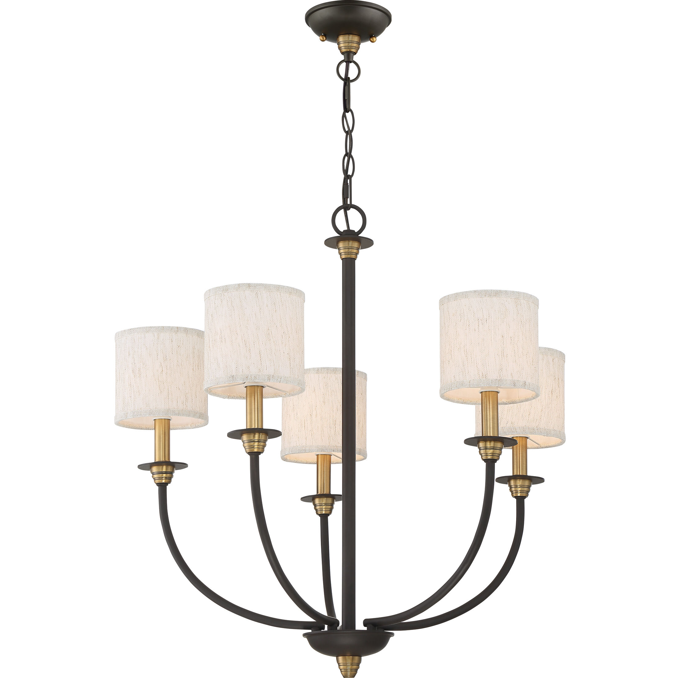 Audley 5 Light 26 inch Old Bronze Chandelier Ceiling Light