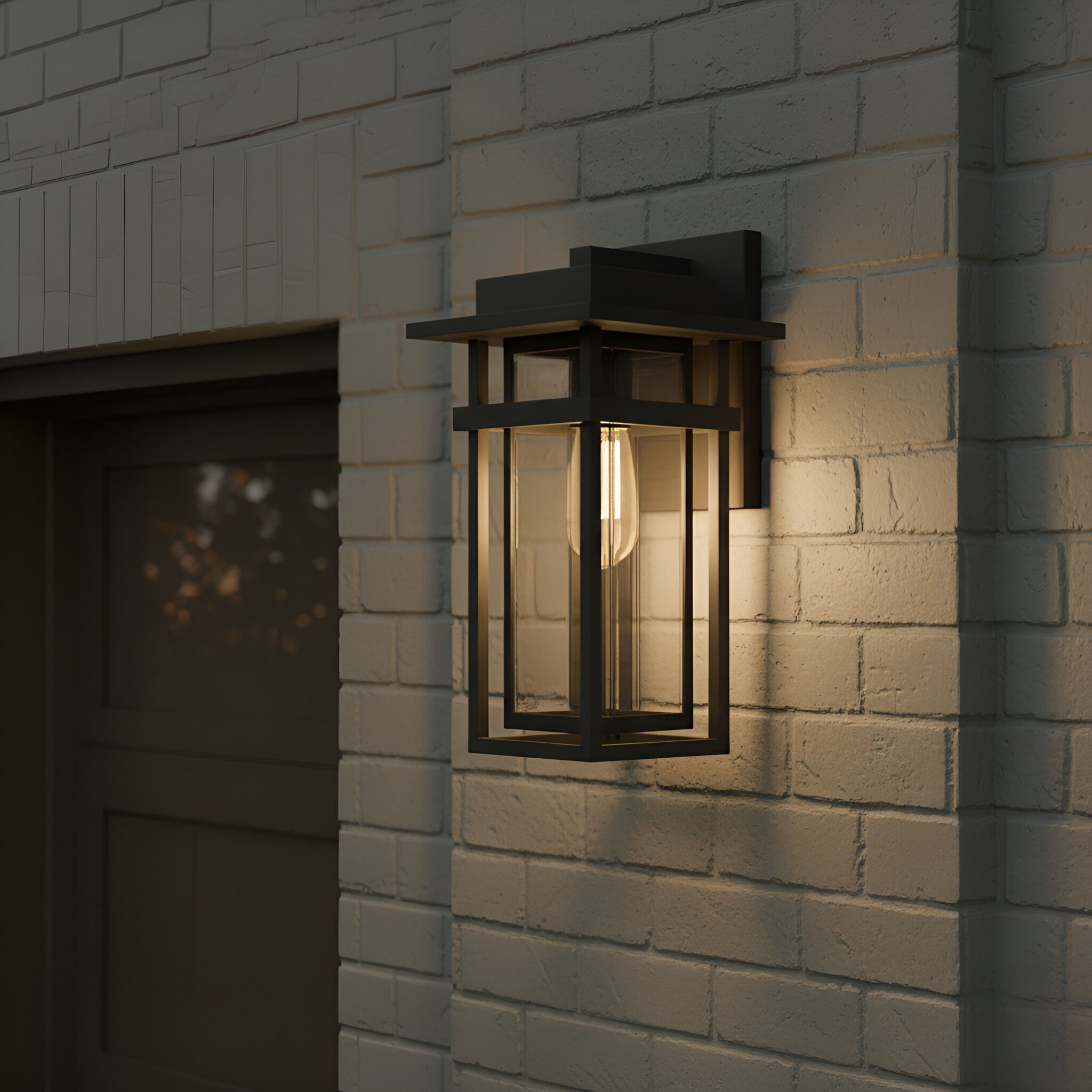 Morgan 1 Light 12 inch Earth Black Outdoor Wall Lantern