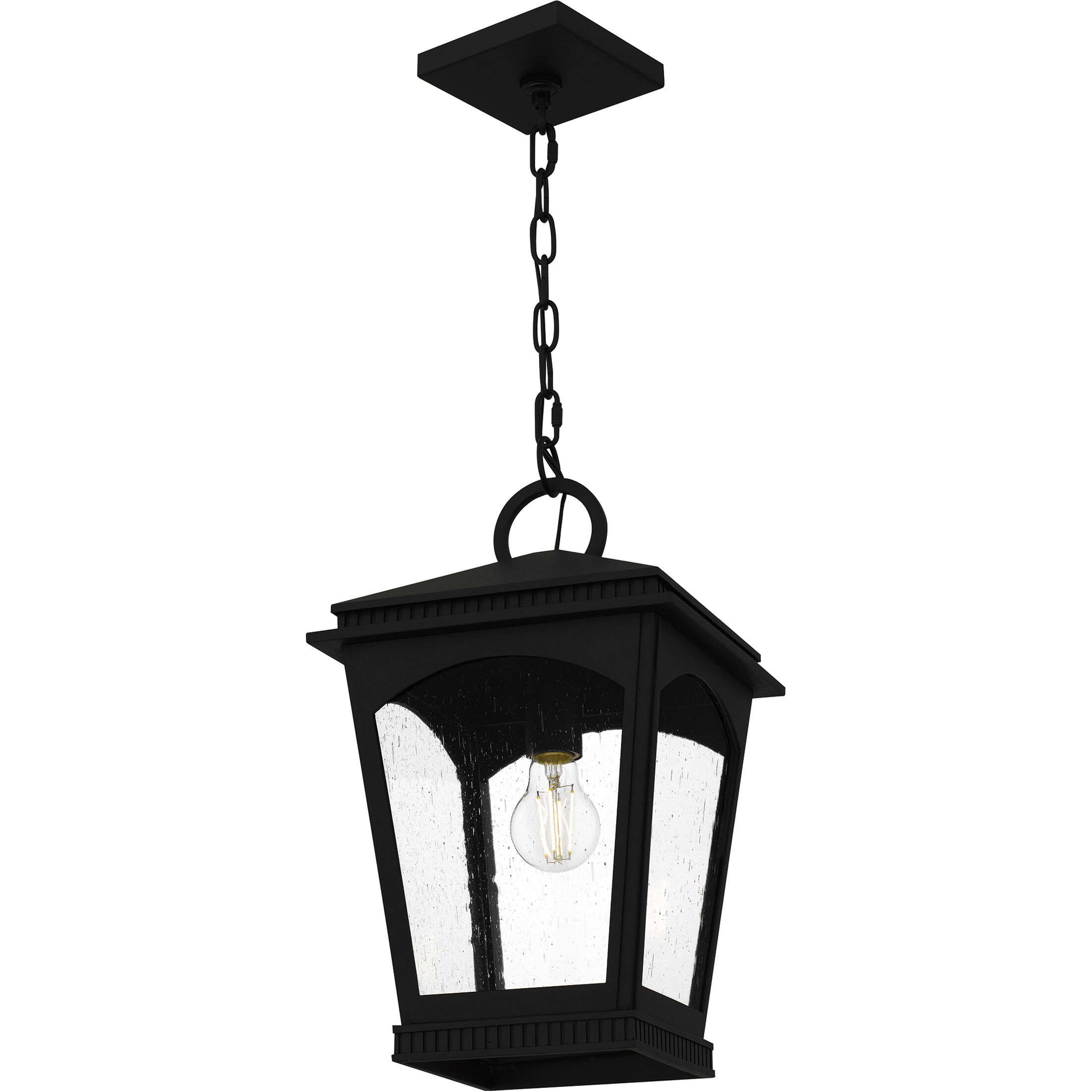 Huck 1 Light 10 inch Earth Black Mini Pendant Ceiling Light, Small