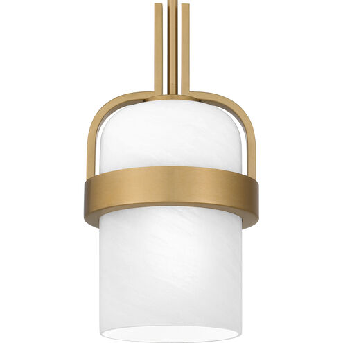Duval 1 Light 8 inch Aged Brass Mini Pendant Ceiling Light