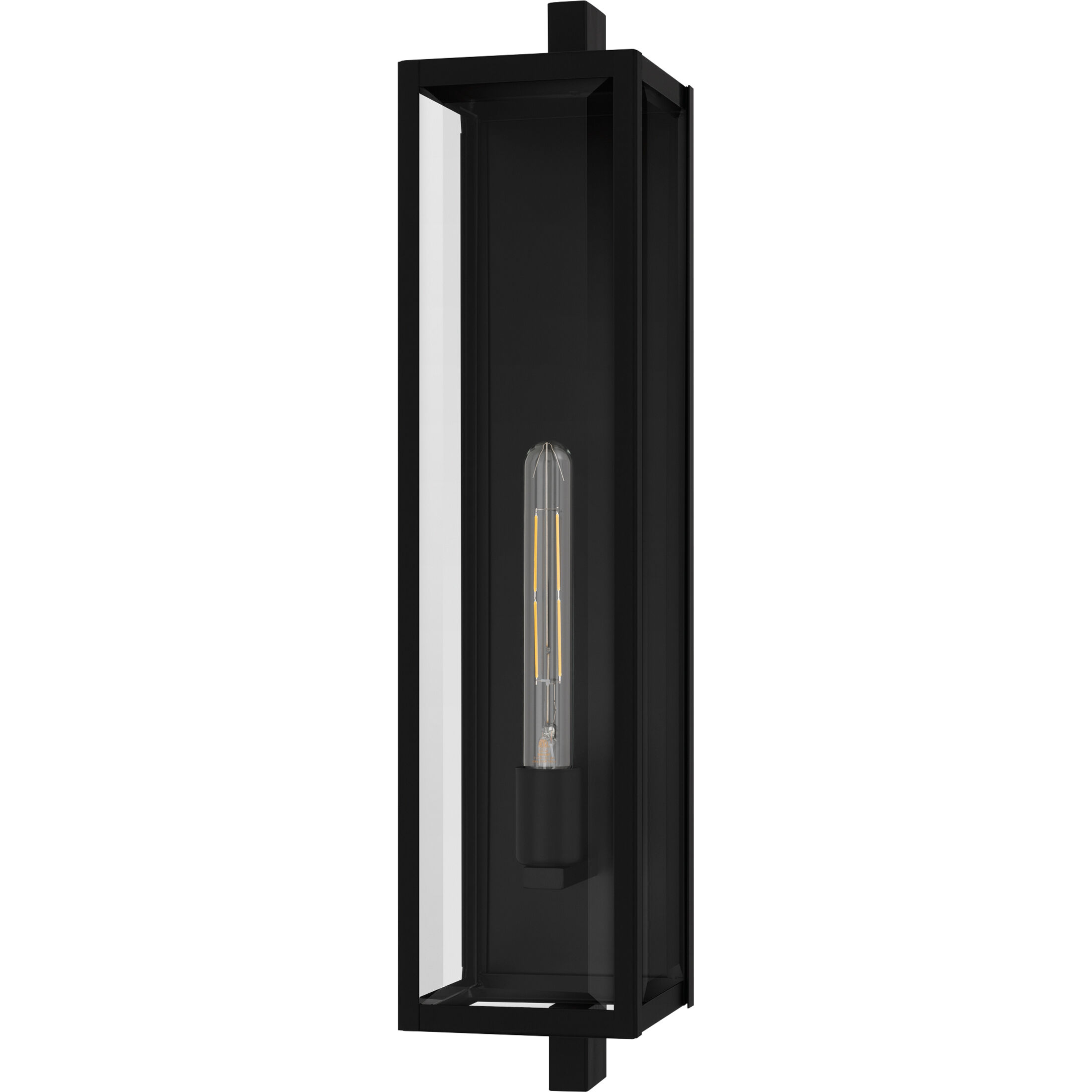 Dale 1 Light 26 inch Matte Black Outdoor Wall Lantern, Large