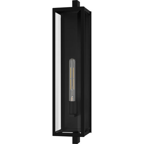 Dale 1 Light 26 inch Matte Black Outdoor Wall Lantern, Large