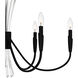 Cecily 6 Light 32 inch Matte Black Chandelier Ceiling Light