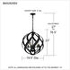 Blacksmith 4 Light 19.5 inch Earth Black Outdoor Pendant