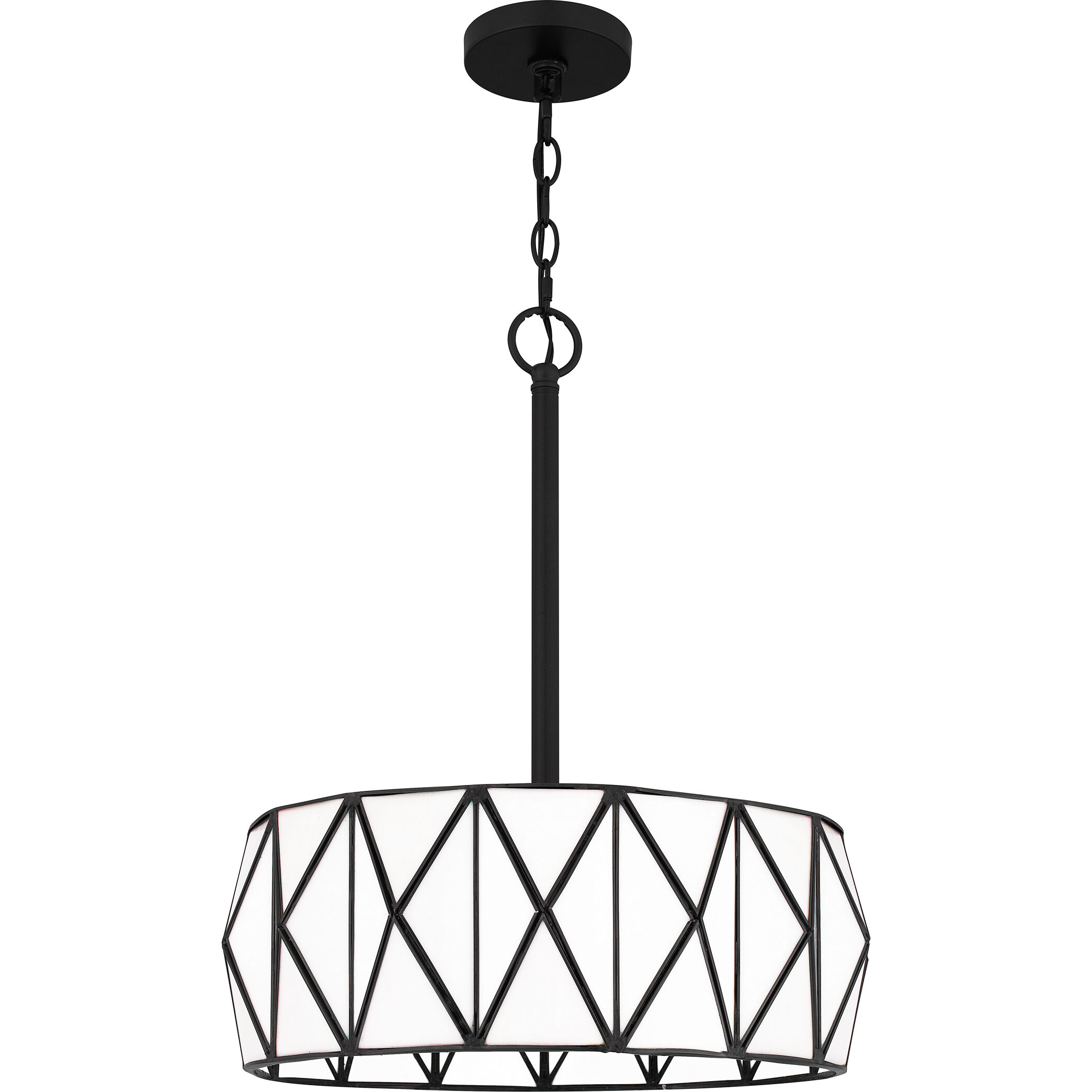 Jakarta 3 Light 16.75 inch Matte Black Pendant Ceiling Light