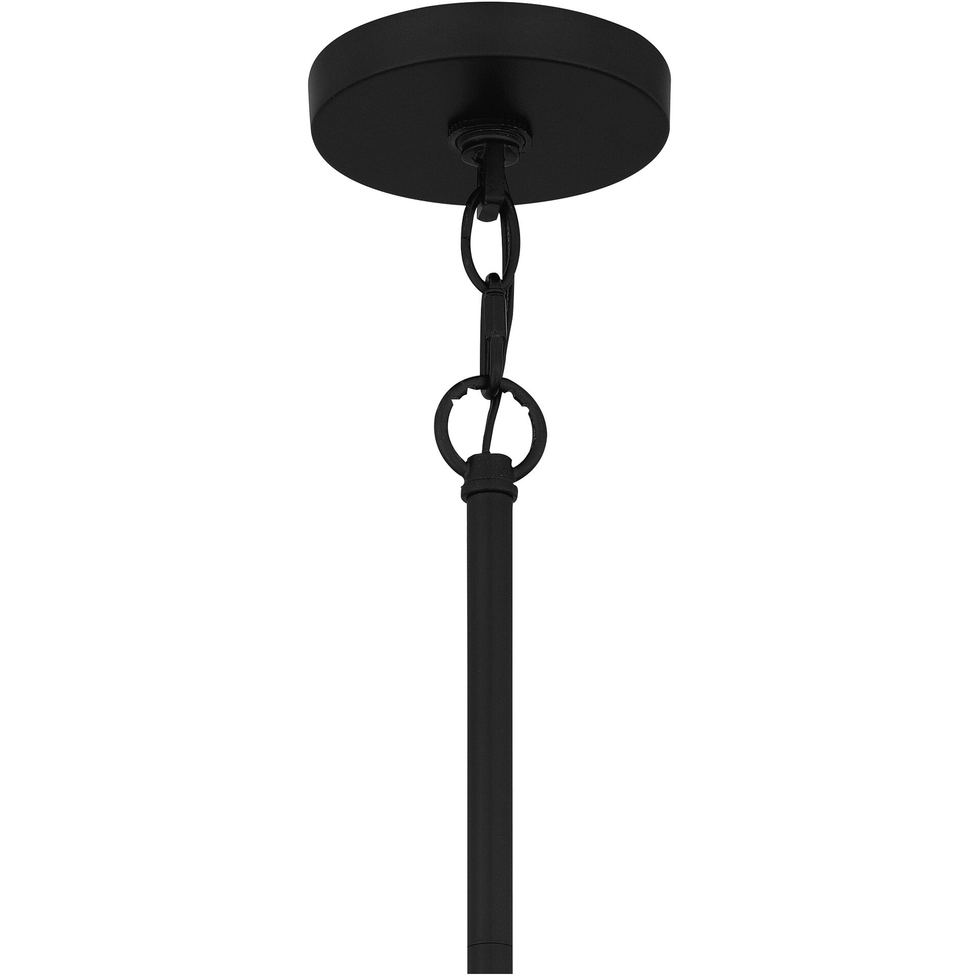 Sierra 1 Light 7.25 inch Matte Black Mini Pendant Ceiling Light, Small