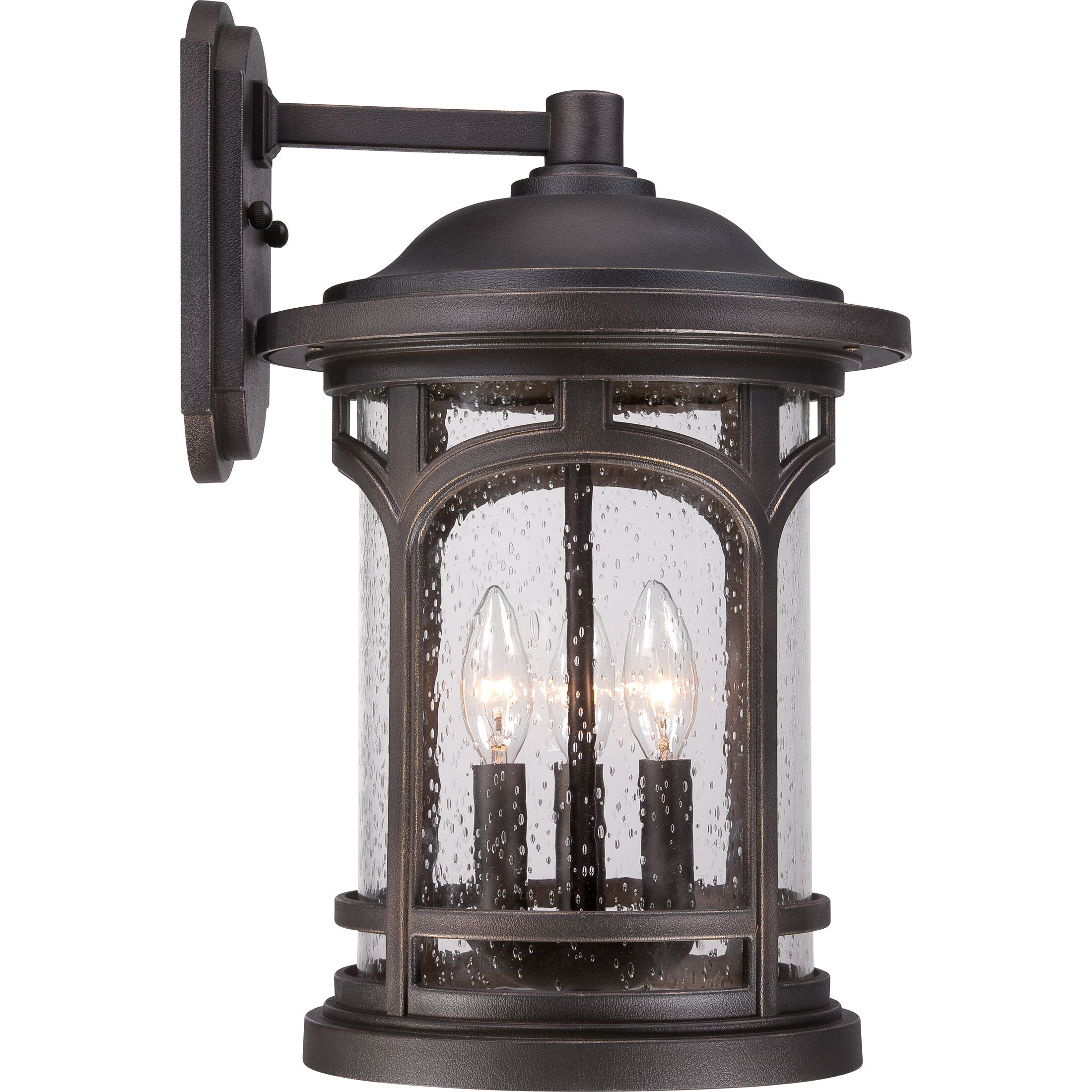 Marblehead 3 Light 18 inch Palladian Bronze Outdoor Wall