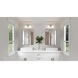 Brindley 2 Light 16 inch Brushed Nickel Bath Light Wall Light