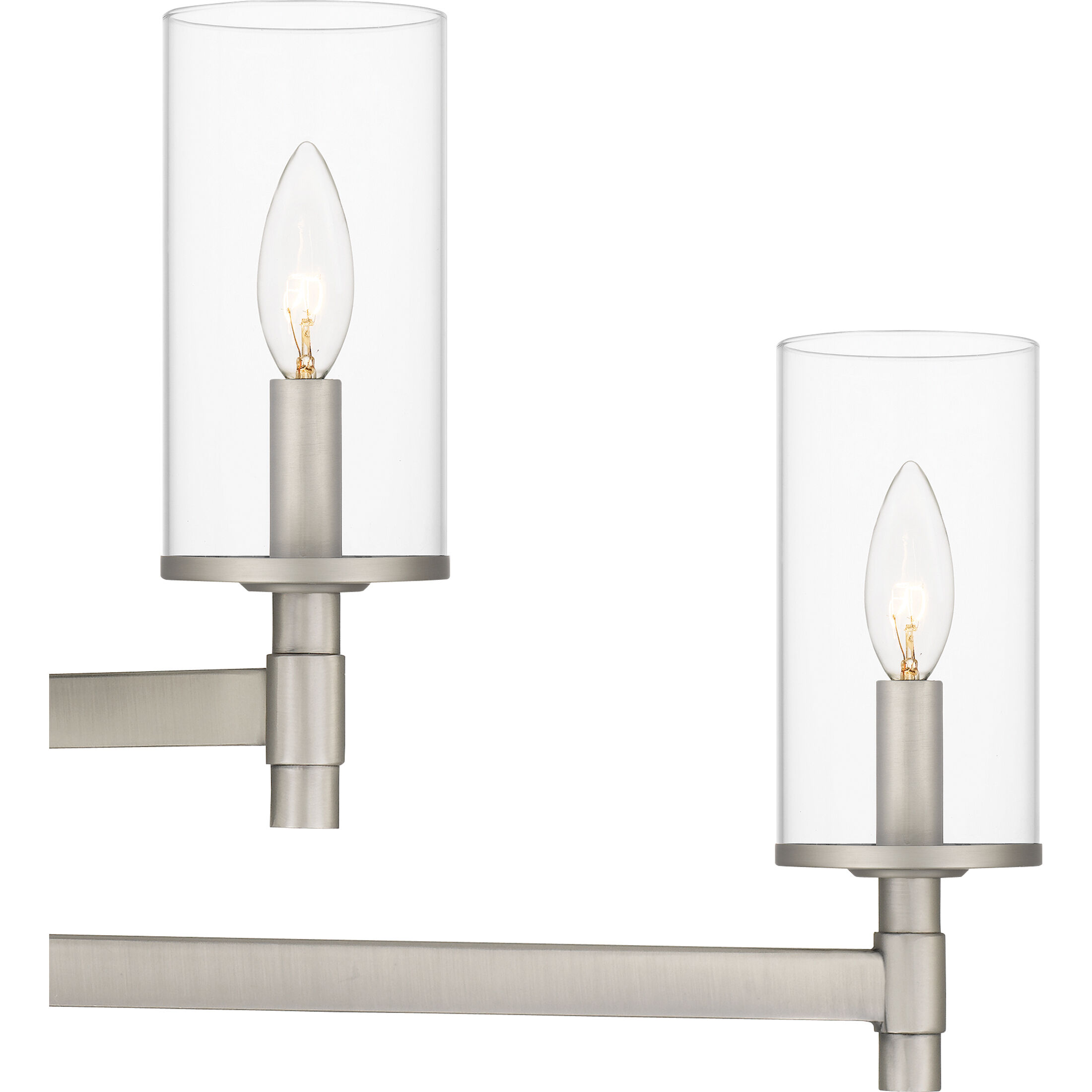 Wynnbrook 6 Light 36 inch Antique Nickel Island Light Ceiling Light