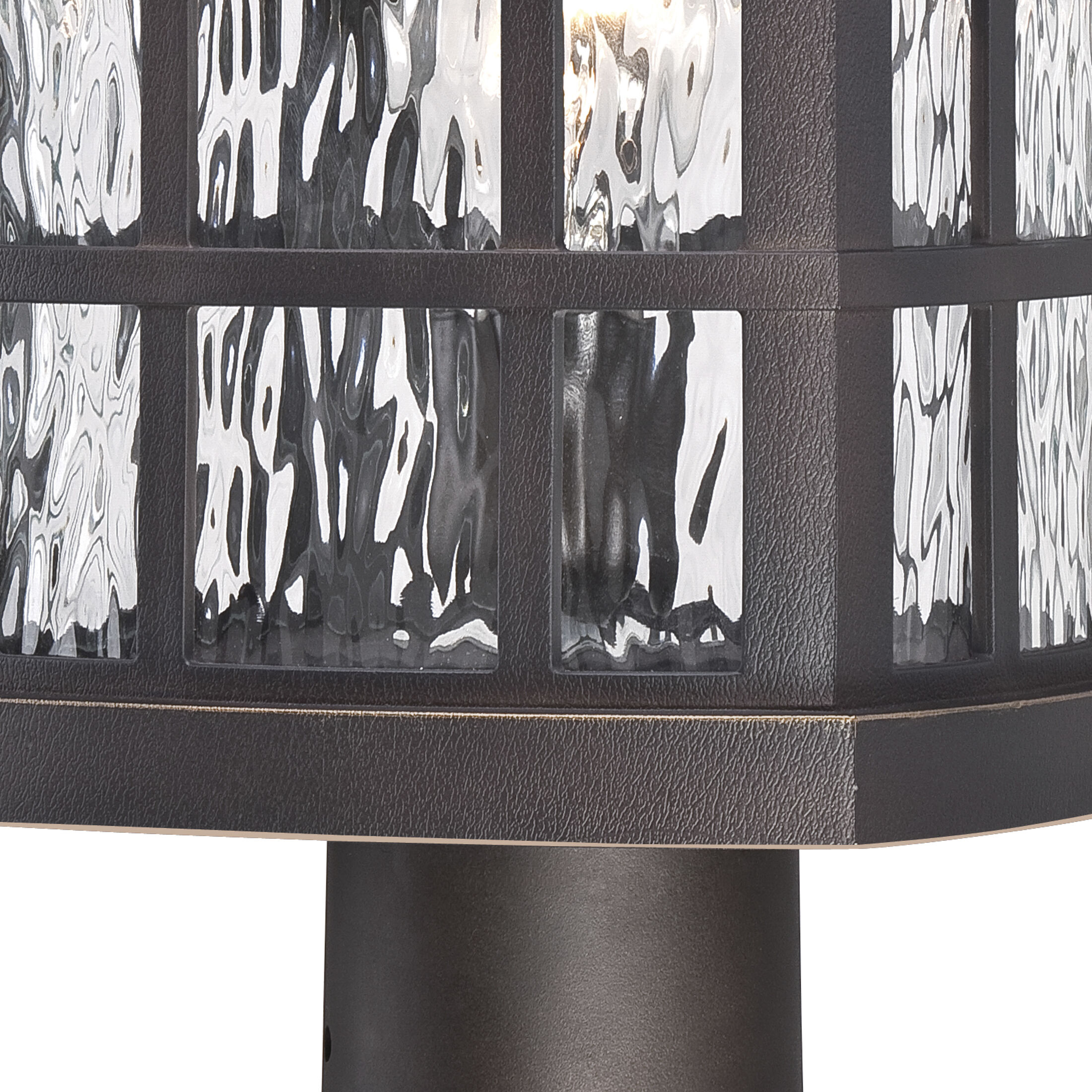 Stonington 1 Light 17 inch Palladian Bronze Post Lantern