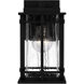 McAlister 1 Light 10 inch Earth Black Outdoor Wall Lantern