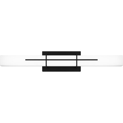 Gemini LED 28.25 inch Matte Black Bath Light Wall Light