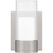Logan LED 5 inch Brushed Nickel Wall Sconce Wall Light, Small