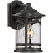 Marblehead 1 Light 11 inch Mystic Black Outdoor Wall Lantern