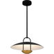 Bingham LED 18 inch Matte Black Pendant Ceiling Light, Large