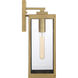Westover 1 Light 17 inch Antique Brass Outdoor Wall Lantern