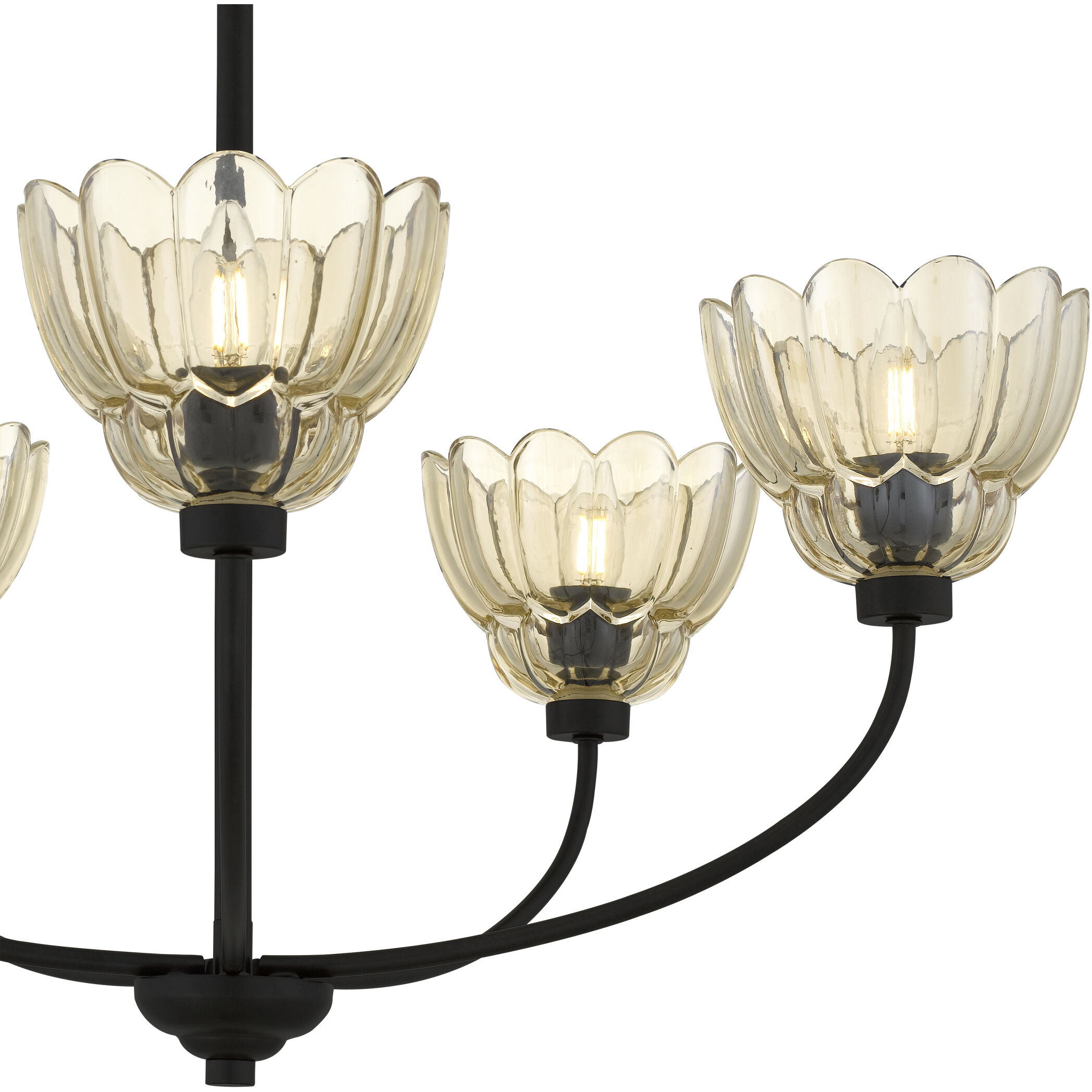 Whitecap 5 Light 28 inch Mottled Cocoa Chandelier Ceiling Light