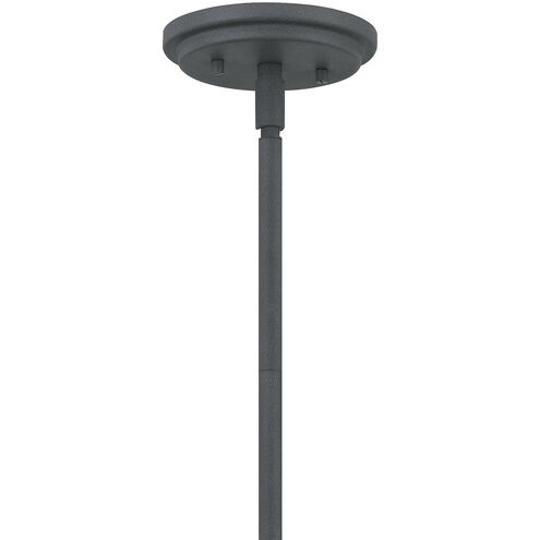 Quoizel 1 Light 13 inch Mottled Black Mini Pendant Ceiling Light