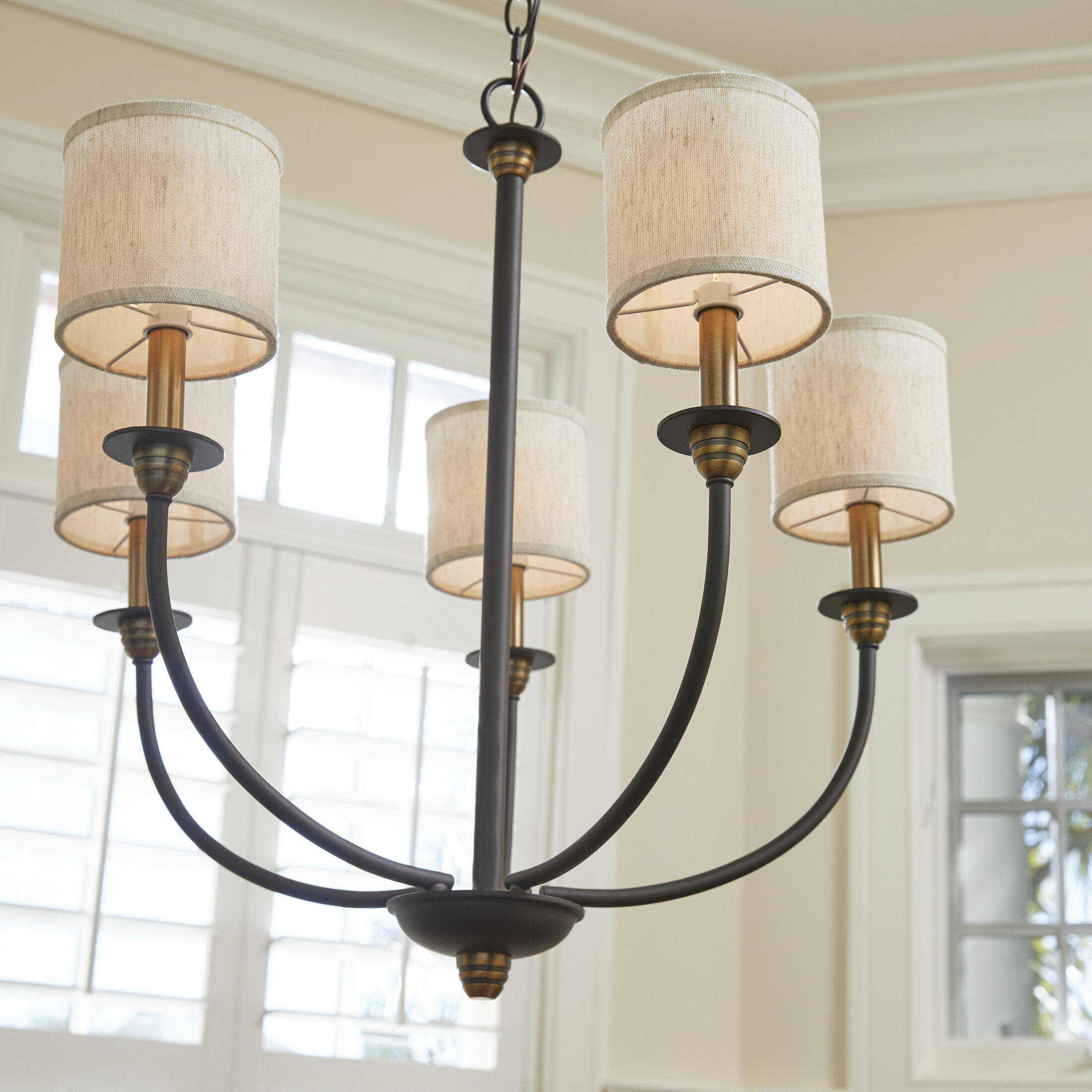 Audley 5 Light 26 inch Old Bronze Chandelier Ceiling Light