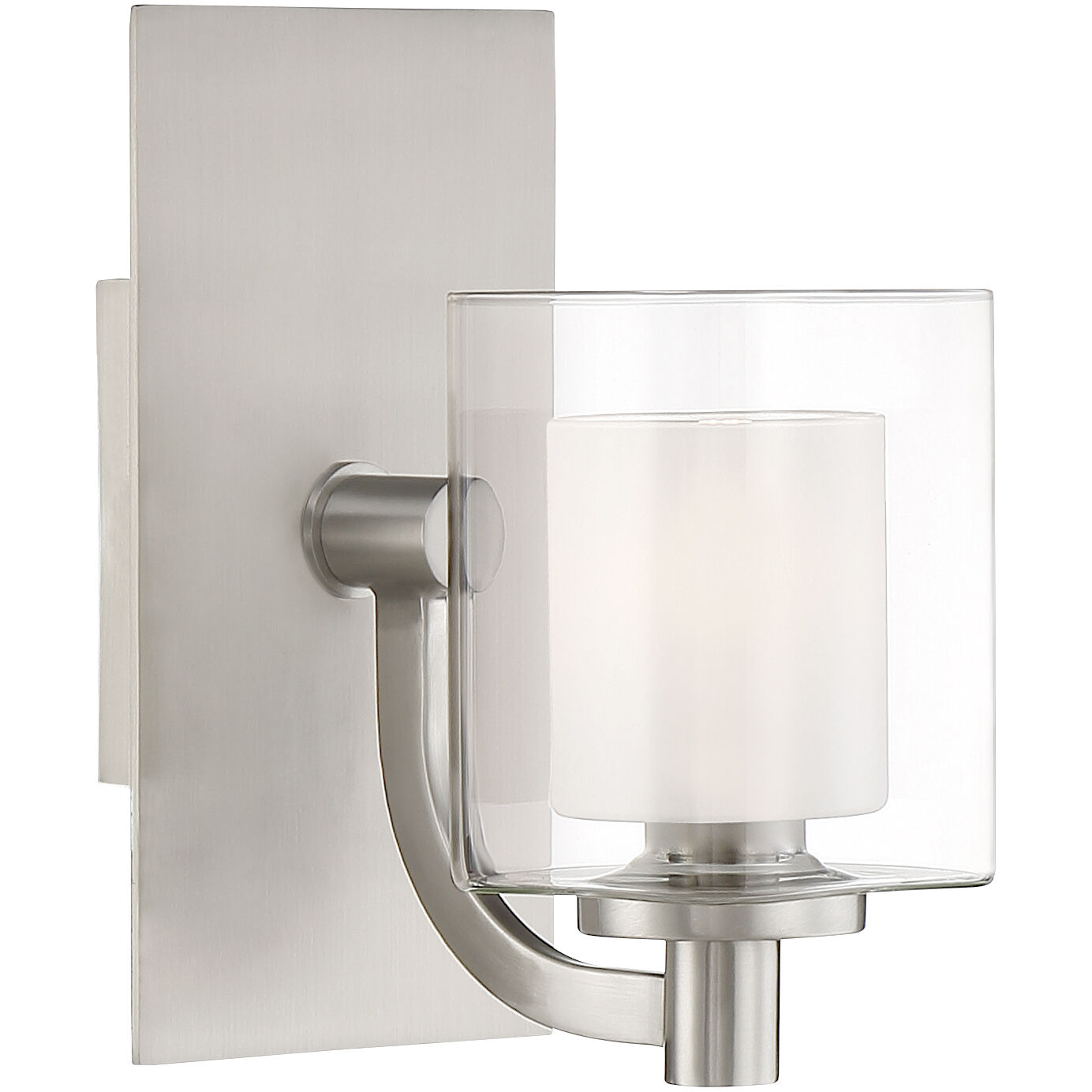 Kolt LED 8 inch Brushed Nickel Bath Light Wall Light