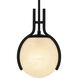 Orbit 1 Light 11.25 inch Matte Black Pendant Ceiling Light