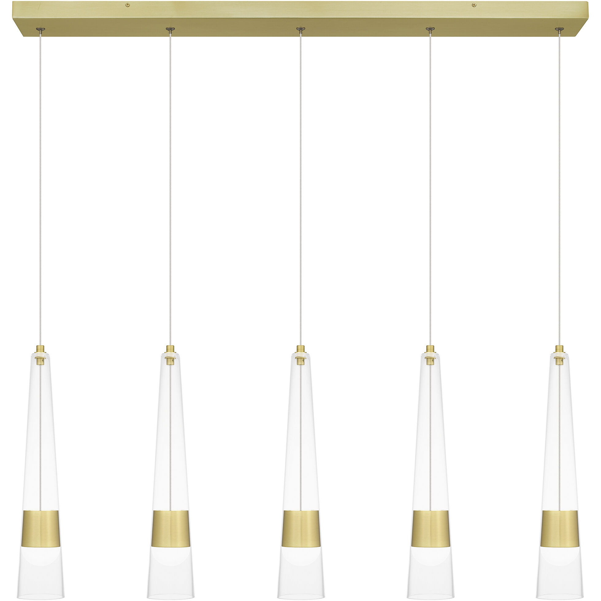 Quoizel PCZIA539SD Zia 39.25 inch Satin Gold Island Light