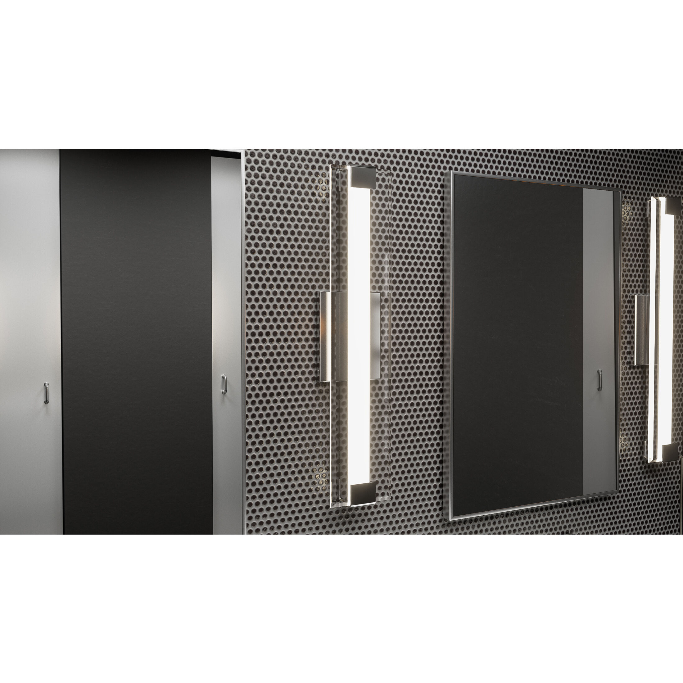 Salon LED 25 inch Polished Chrome Bath Light Wall Light