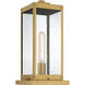 Westover 1 Light 16 inch Antique Brass Outdoor Pier Lantern