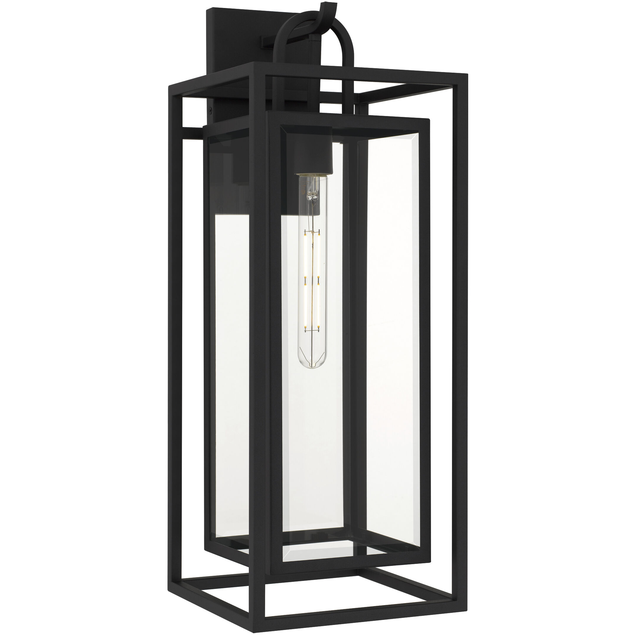 Jayce 1 Light 24.25 inch Matte Black Outdoor Wall Lantern