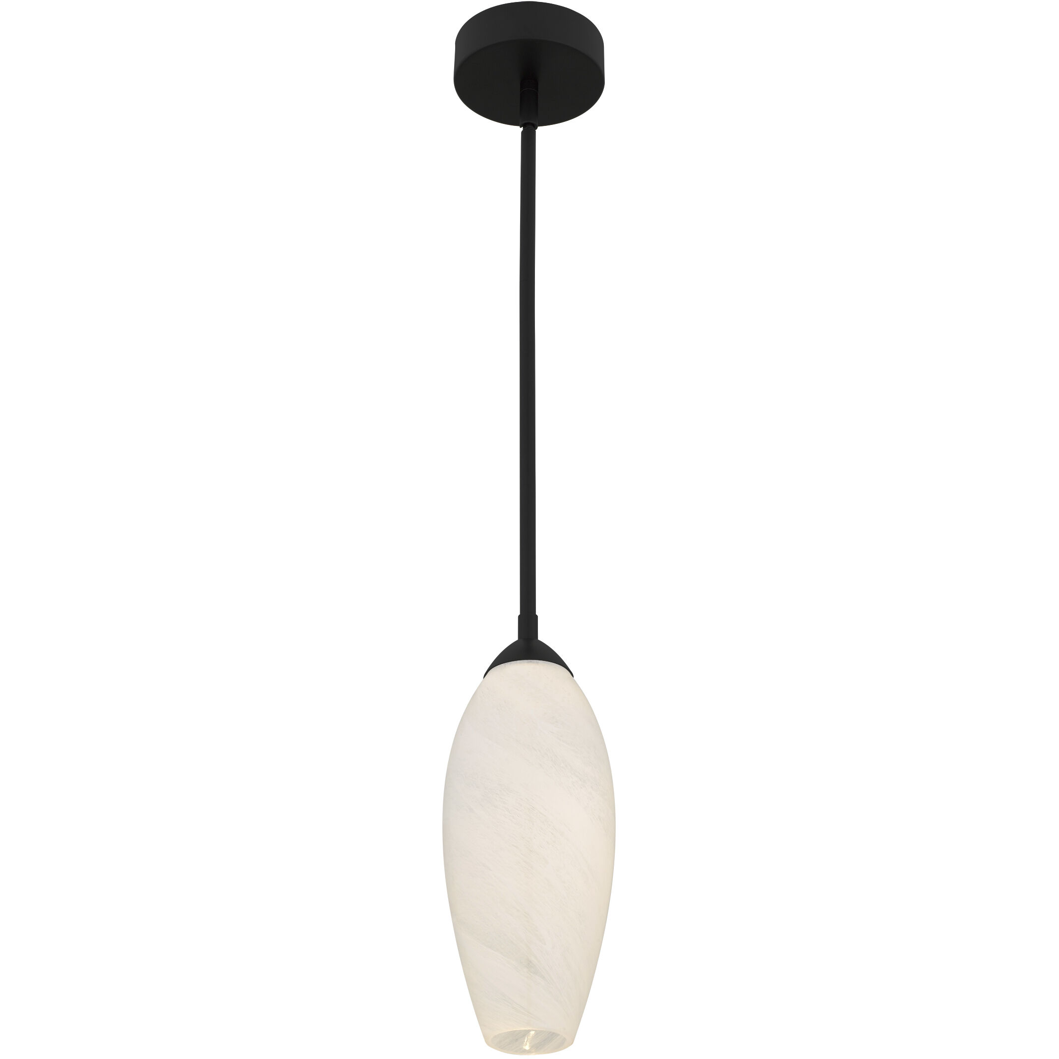 Burnett LED 5 inch Matte Black Mini Pendant Ceiling Light