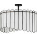Annabelle 4 Light 24 inch Matte Black Pendant Ceiling Light