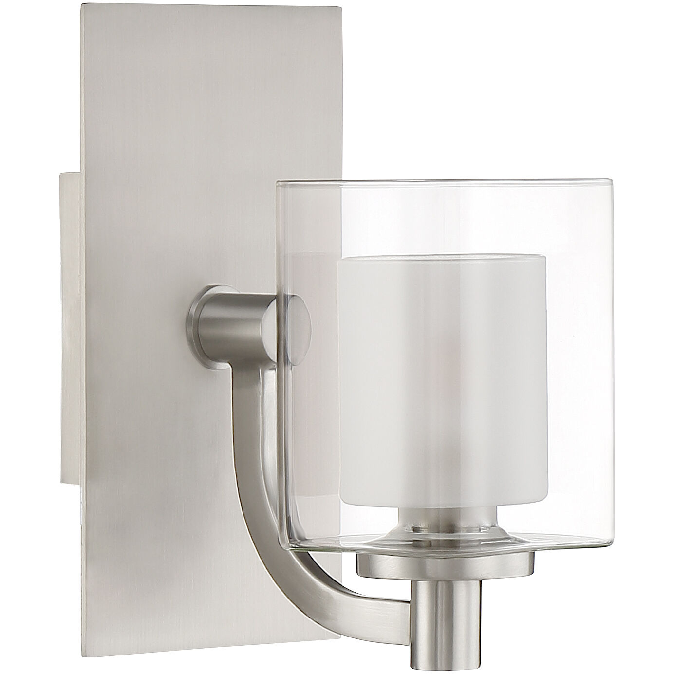 Kolt LED 8 inch Brushed Nickel Bath Light Wall Light