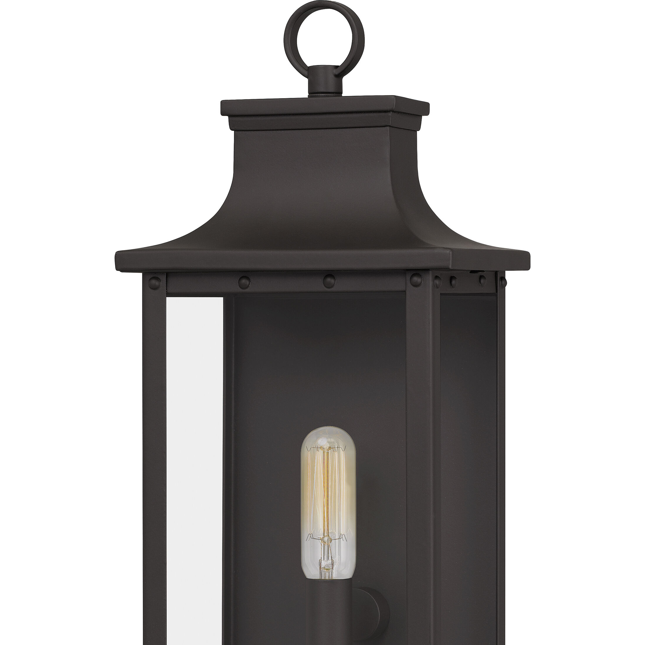 Abernathy 1 Light 16 inch Old Bronze Outdoor Wall Lantern, Small 