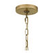 Adlington 1 Light 12 inch Weathered Brass Mini Pendant Ceiling Light, Small