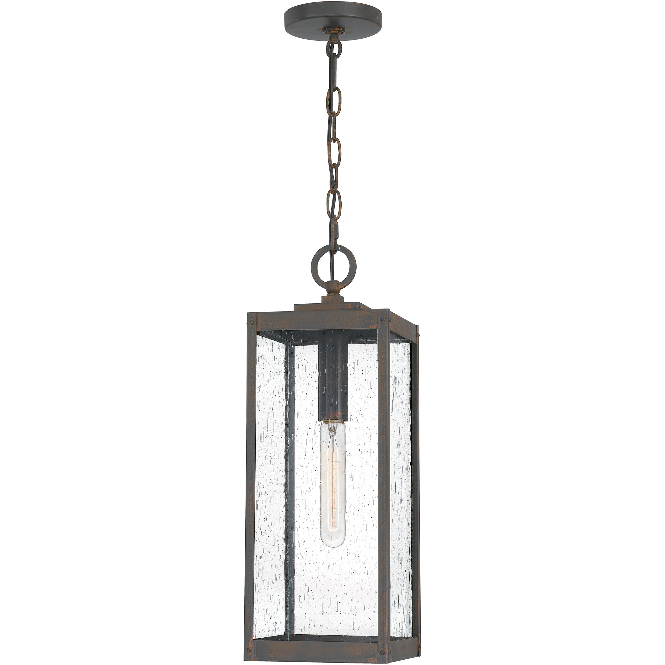 Westover 1 Light 7 inch Industrial Bronze Mini Pendant Ceiling Light, Small