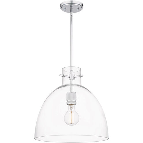 Atelier 1 Light 15 inch Polished Chrome Pendant Ceiling Light