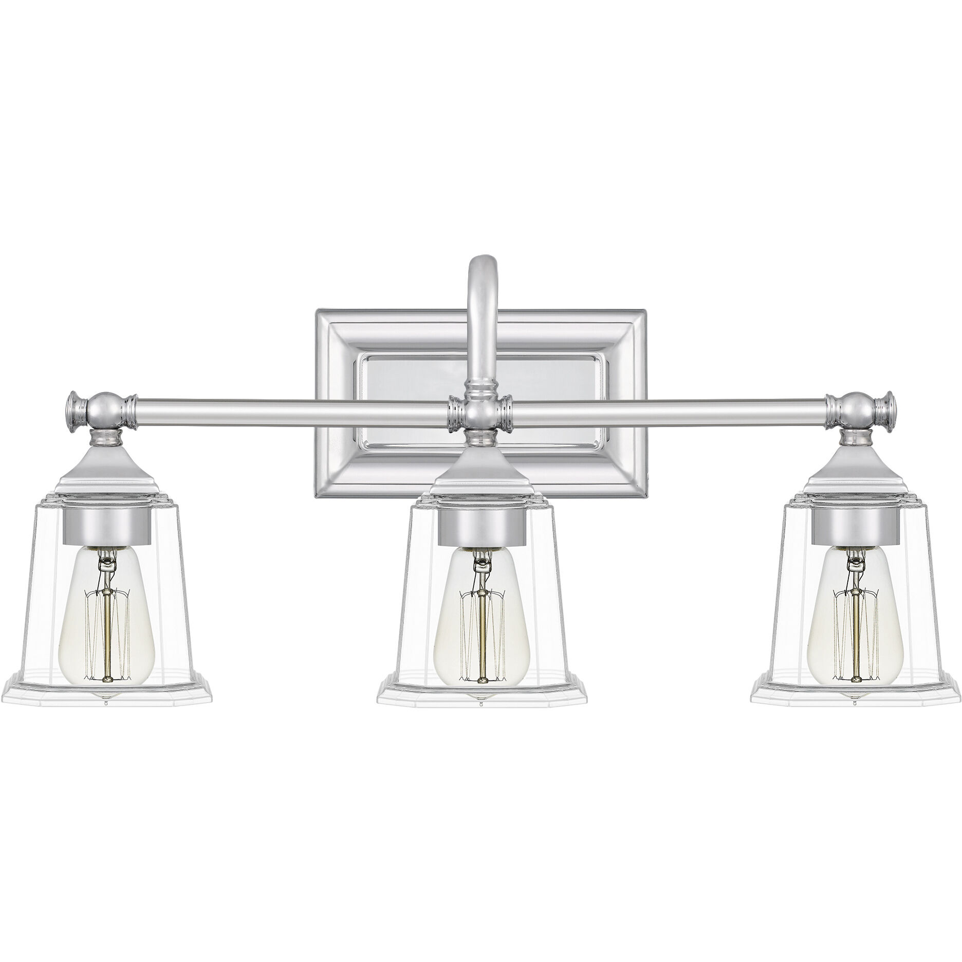 Nicholas 3 Light 22 inch Polished Chrome Bath Light Wall Light