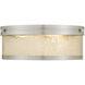 Micah 3 Light 16 inch Brushed Nickel Flush Mount Ceiling Light