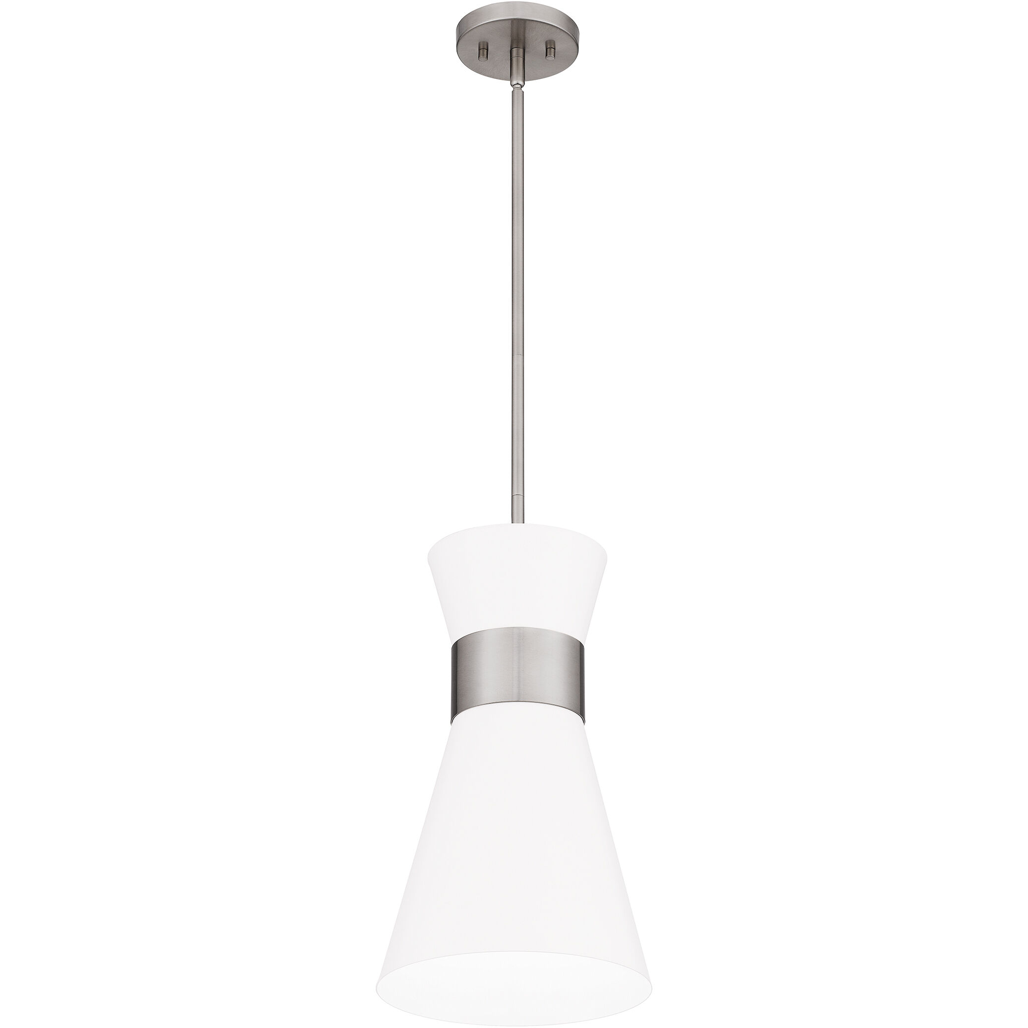 Fremont 1 Light 10 inch Brushed Nickel Mini Pendant Ceiling Light, Small