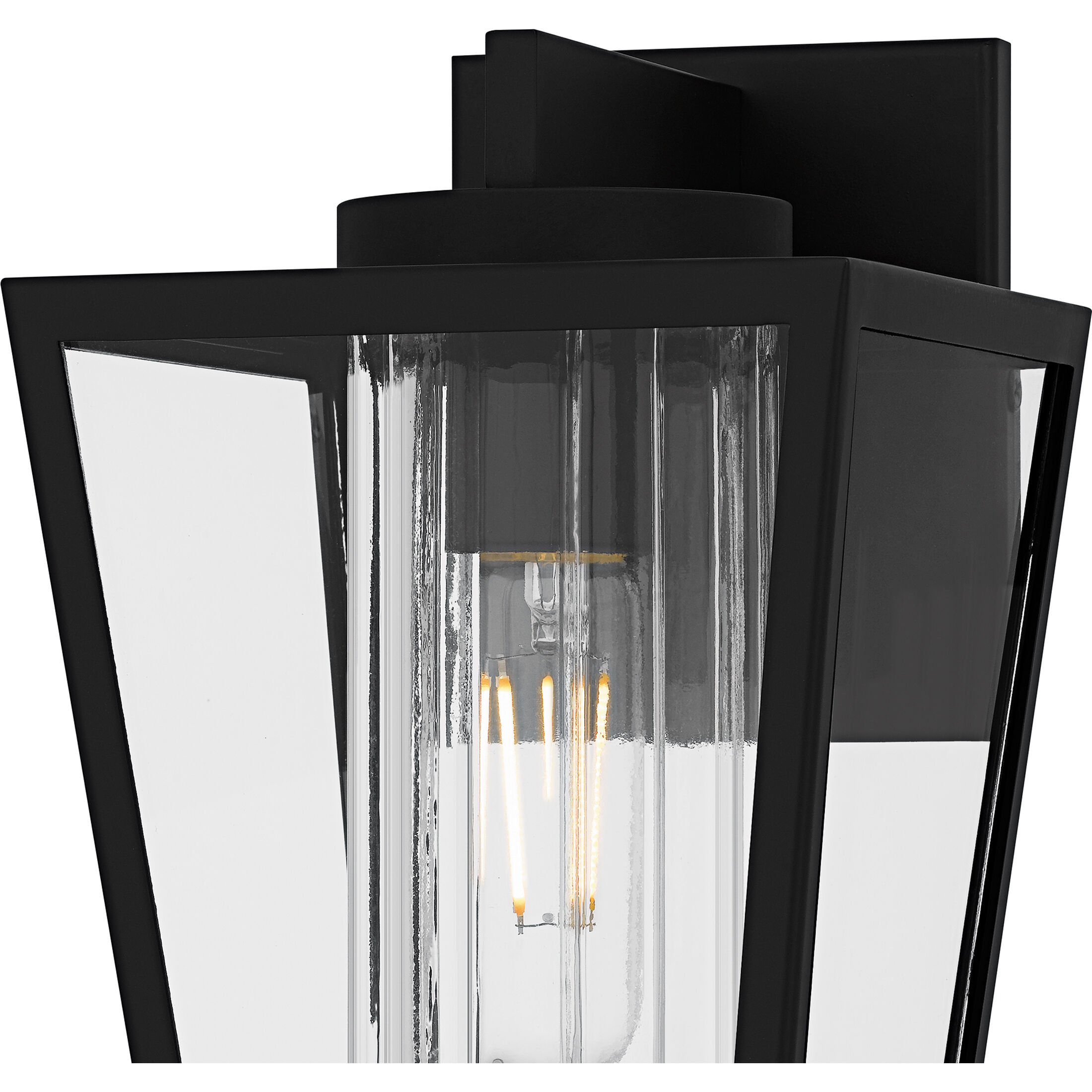 Jett 1 Light 10 inch Matte Black Outdoor Wall Lantern, Small